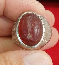 Anello argento intaglio - argento,