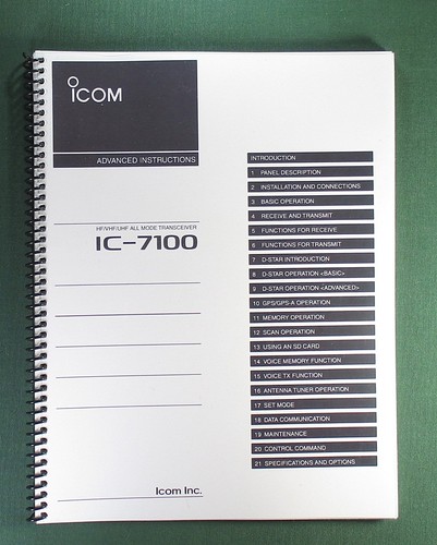 Icom 7100 manuale - icom,