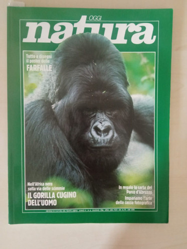 Oggi natura 1986 gorilla - natura,