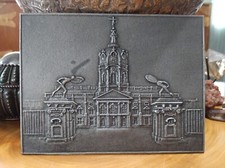 Targa Buderus vintage in ghisa