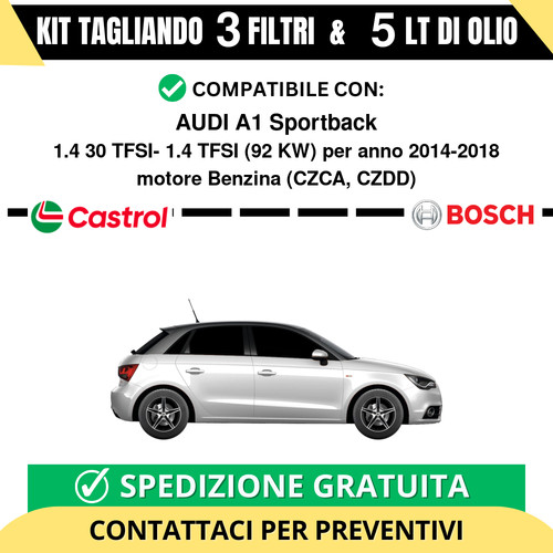 Tagliando filtri bosch - bosch, e
