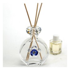 31923-azzurro Bomboniere Profumatore Cristallo Fiore Diffusore Matrimonio