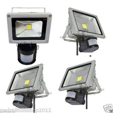 PDR* FARO A LED FARETTO CON SENSORE CREPUSCOLARE FREDDO ESTERNO 10W 20W 30W 50W