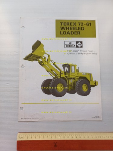 Terex pala caricatrice - terex, 72-61