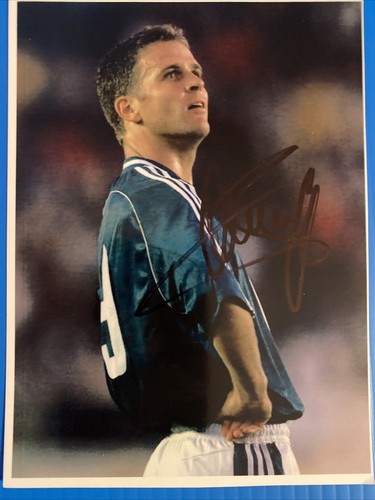 Scheda firmata oliver bierhoff - oliver,