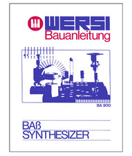 WERSI AP-6 Bass Synthesizer Service Manual Schematic Diagrams Schaltplan Schema