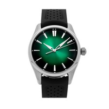 H. Moser & Cie Pioneer Centre Seconds Acciaio Cosmic Green Gomma Auto 3201-1201