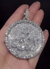 Ciondolo uomo moissanite