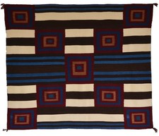 Tappeto coperta rosso Navajo