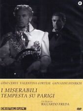 Dvd I MISERABILI TEMPESTA SU PARIGI Gino Cervi Valentina Cortese nuovo sigillato