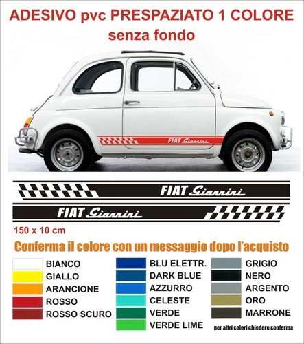 Strisce adesive fiat 500 - adesive,