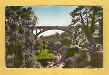 Luxembourg Vallee de La Petrusse et Pont Adolphe viaggiata 1958 