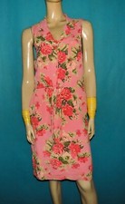 Vestito NICE THINGS Taglia 42 Stoffa Fiorito Rosa Ottime Condizioni