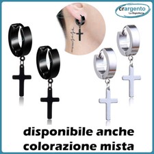 orecchini a cerchio,acciaio