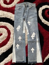 Jeans toppa incrociata cuori