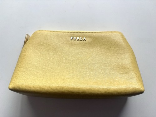Furla cosmetic pouch giallo - furla,