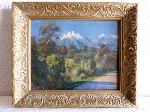 Dipinto antica paesaggio - dipinto,