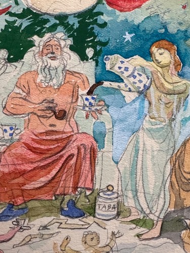 Disegno jean nigela - disegno, ritratto