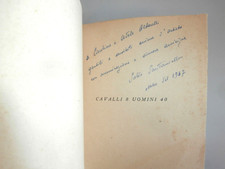 Libro Cavalli 8 Uomini 40 Salvo Santaniello Dedica Autore