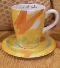 THUN TAZZA MUG CON PIATTO COLLEZIONE UN CAFFÈ AL VOLO, PRIMO AMORE.