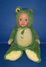 RANA BAMBINO BAMBOLA PELUCHE 35 Cm toy doll giocattolo vintage real gioco