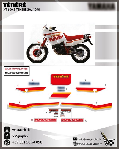 Adesivi 600 tenere - xt, z