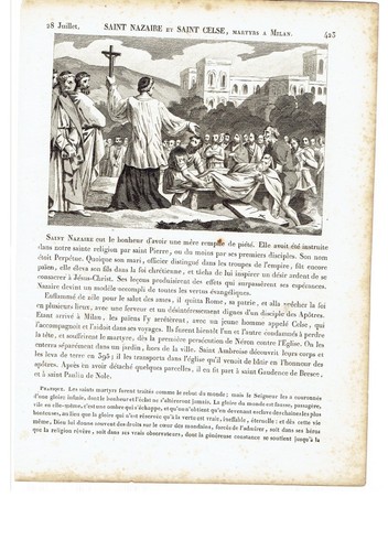 1825 vite dei - 1825, santi: