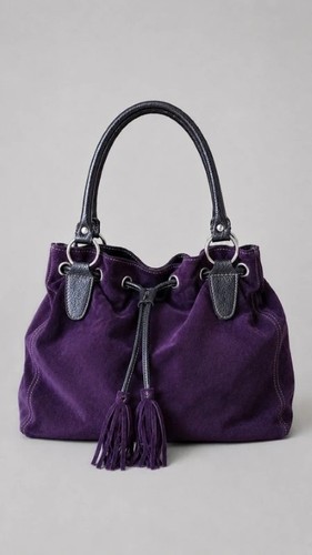 Y2k purple suede - y2k, bag