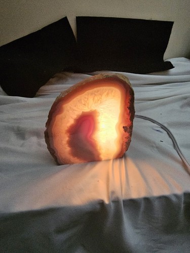 Lampada geode agata - geode, naturale