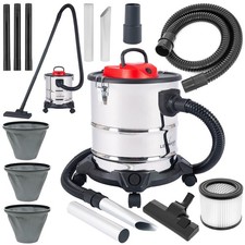 Haddo Aspirapolvere industriale 2000W per camino con doppio sistema di filtri