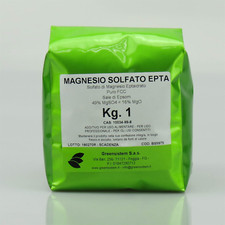 SOLFATO MAGNESIO BS KG. 1 IN BUSTA - SALE DI EPSOM