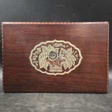 Scrittoio antico legno metallo