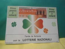 CARTOLINA POSTALE LOTTERIA NAZIONALE ITALIANA - VARI ANNI  - SCEGLI DAL MENU'