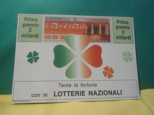 Cartolina postale lotteria - cartolina,