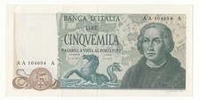 5000 LIRE COLOMBO II°  TIPO