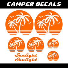 Adesivo palme camper sticker