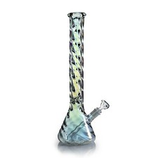 12" Spiral Heavy Glass Bong