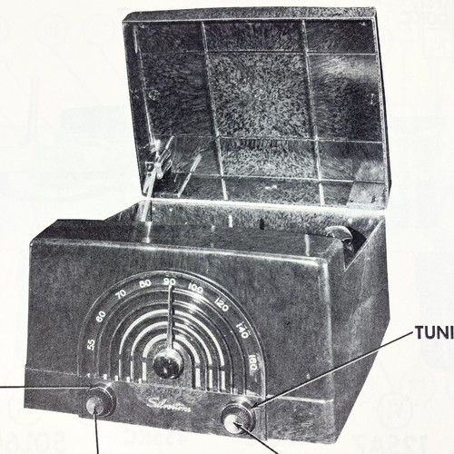1953 silvertone phono 3040 - silvertone,