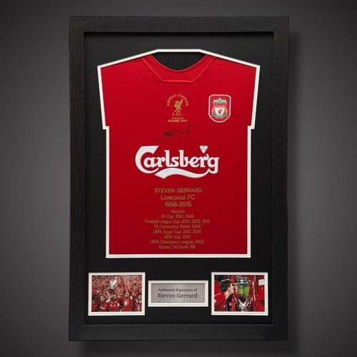 Maglia liverpool incorniciata - maglia,