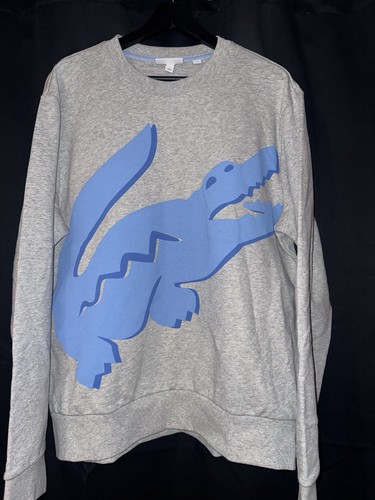 Felpa girocollo uomo lacoste - uomo,
