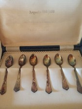 Lotto 6 Cucchiaini Argento 800