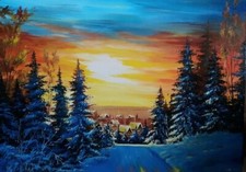 Paesaggio invernale originale