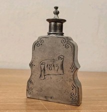 LOTTO AVANCARICA_ANTICO PORTA POLVERE DA SPARO_1813_No Ww1 Ww2 Elmetto Peltro