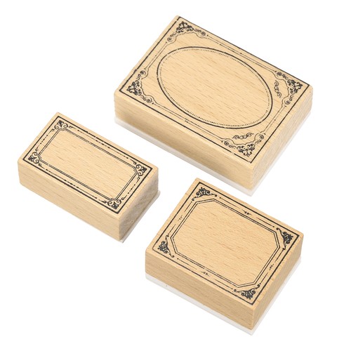 Set timbri legno vintage - legno,
