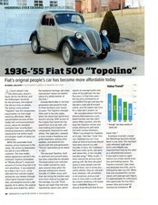 1936 1955 fiat 500 topolino - topolino, ~