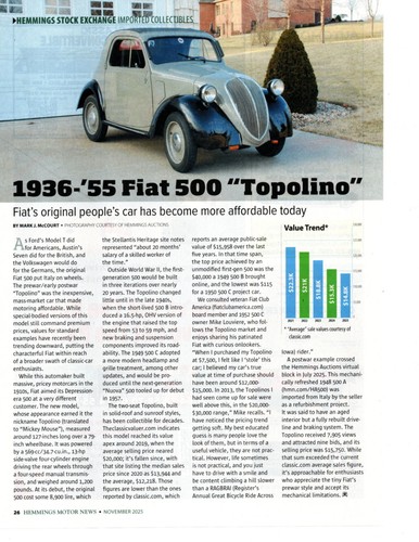 1936 1955 fiat 500 topolino - fiat, ~