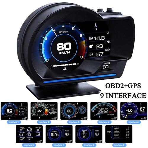 Obd2 gps auto head - head, up