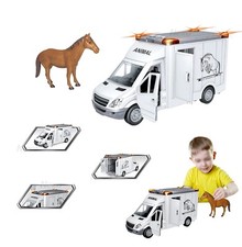 Camion Trasporto Cavalli Porte