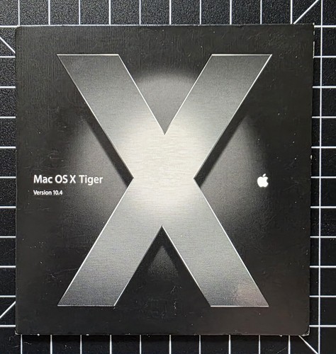 Vintage apple mac tiger - vintage,