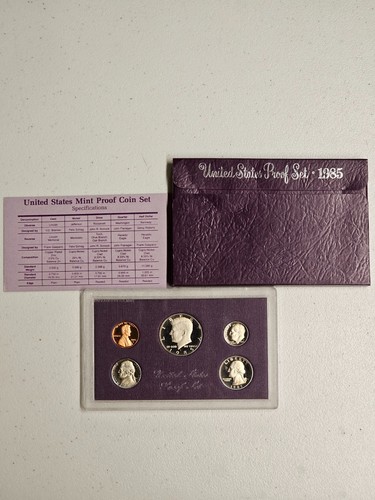 1985 plad proof set mint - 1985,